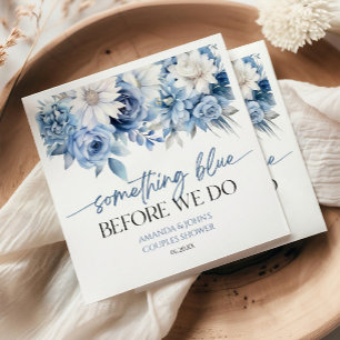 Servilleta De Papel Algo Azul Antes de que Nosotros Hagamos Fiesta de 