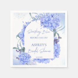 Servilleta De Papel Algo azul elegante para el baby shower 