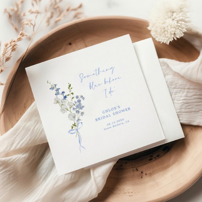 Servilleta De Papel Algo de Flor Azul Flora Silvestre Bouquet Ducha de (Subido por el creador)