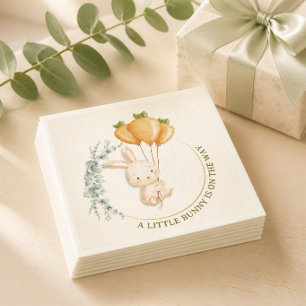 Servilleta De Papel Alguno Conejo En Camino Baby Shower
