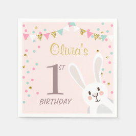 Servilleta De Papel Algunos Bungalows Papel de Cumpleaños Napkin Chica