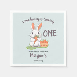 Servilleta De Papel Algunos conejitos son Chicas de un niño