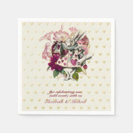 Servilleta De Papel Alice In Wonderland Mad Hatter Tea Fiesta Personal
