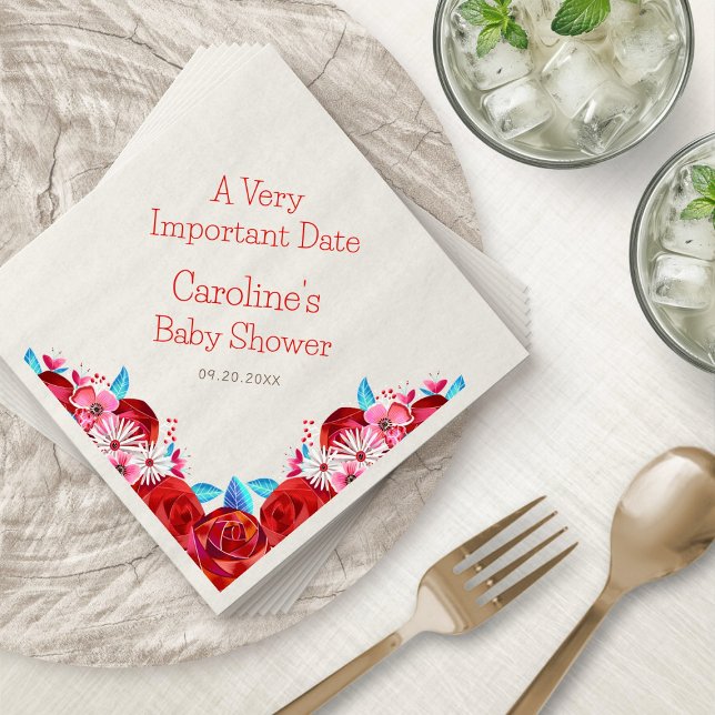 Servilleta De Papel Alice Wonderland Birday Shower (Subido por el creador)