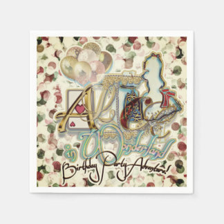 Servilleta De Papel Alicia en el país de las maravillas