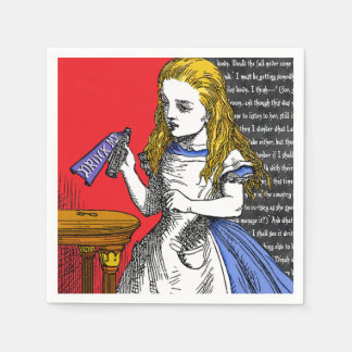 Servilleta De Papel Alicia en el país de las maravillas