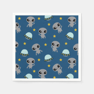 Servilleta De Papel Aliens Napkins