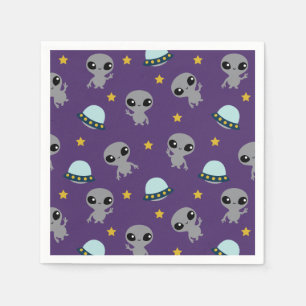Servilleta De Papel Aliens Napkins