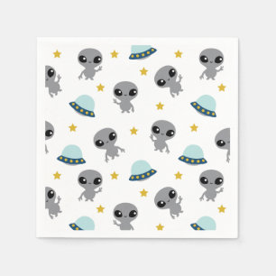 Servilleta De Papel Aliens Napkins