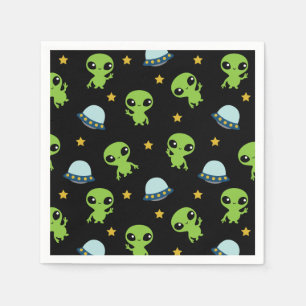 Servilleta De Papel Aliens Napkins