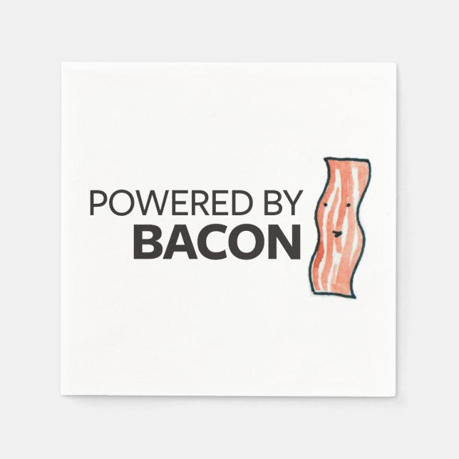 Servilleta De Papel Alimentado por Bacon (Anverso)
