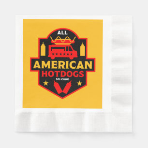 Servilleta De Papel All American Hotdogs Foodies