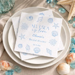 Servilleta De Papel All I Sea Is Love Bridal Shower<br><div class="desc">All I Sea Is Love Bridal Shower Napkins</div>