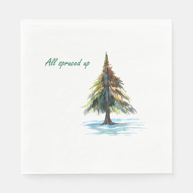 Servilleta De Papel All spruced up (Anverso)