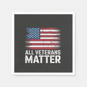 Servilleta De Papel All Veteran Matter American 4 De Julio Patriótico