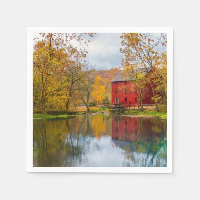 Servilleta De Papel Alley Mill Y Spring (Anverso)