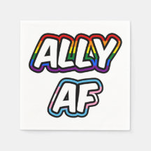 Ally AF II - Bandera LGBTQ Bandera Gay Trans Queer