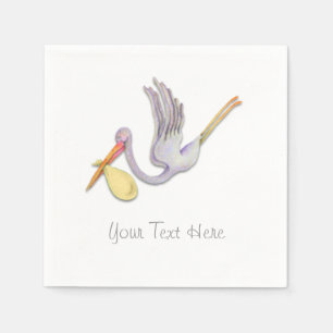 Servilleta De Papel Almacenar con un paquete haciendo una entrega