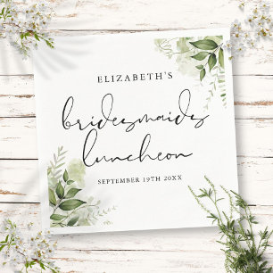 Servilleta De Papel Almuerzo de Damas de Honor con Elegante Vegetación