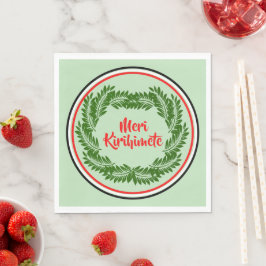 Servilleta De Papel Almuerzo de Meri Kirihimete Maori Navidad Alegre