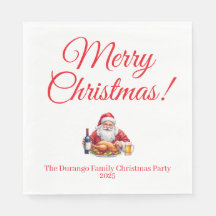 Almuerzo de Navidad con Papá Noel personalizable