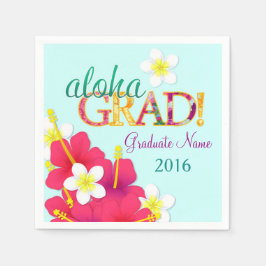 Servilleta De Papel Aloha Grad Hawaiian Luau Napkins