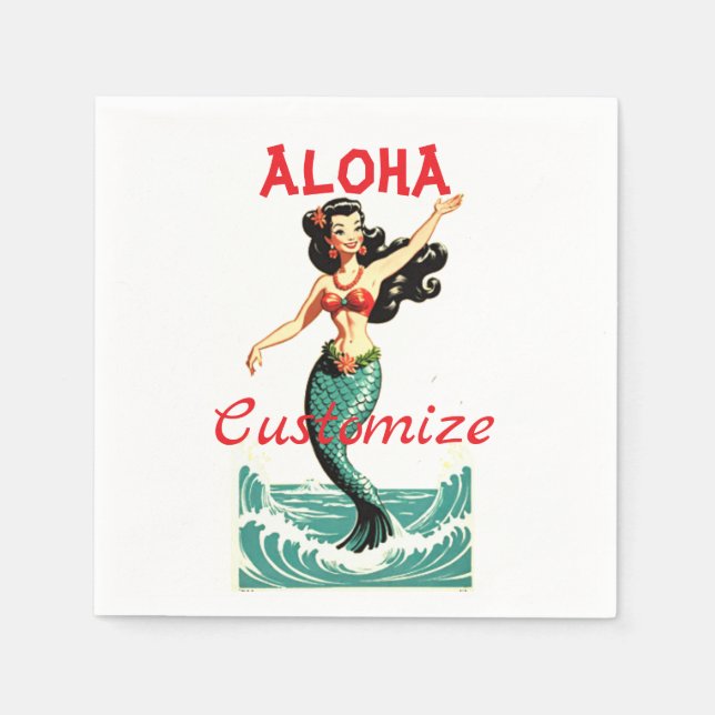 Servilleta De Papel Aloha Mermaid Thunder_Thunder_Cove (Anverso)