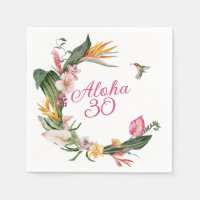 Aloha Tropical Birthday