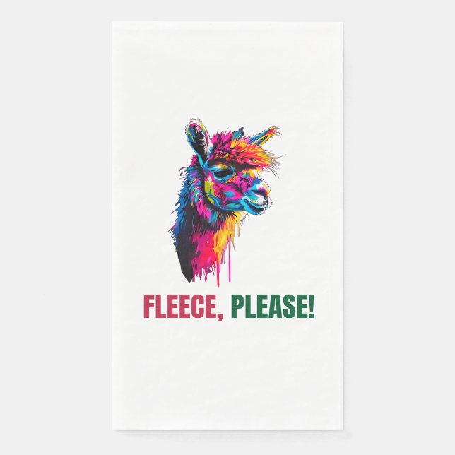Servilleta De Papel Alpaca (Anverso)
