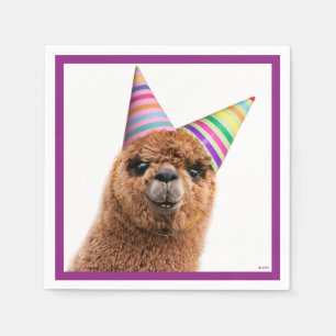 Servilleta De Papel Alpaca con Gorras Fiestas