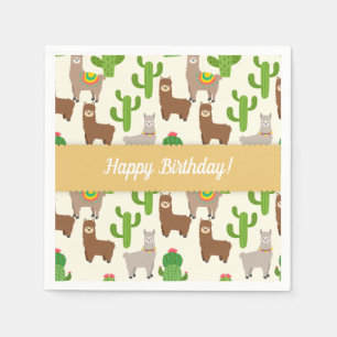 Servilleta De Papel Alpaca/Llama