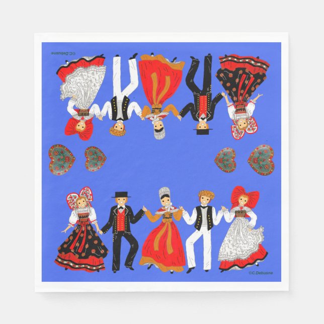 Servilleta De Papel Alsace, France (Anverso)