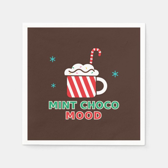 Servilleta De Papel Altavoz Bluetooth Navidad Mint Choco Mood (Anverso)