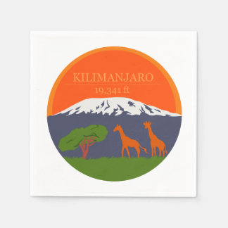 Servilleta De Papel Altitud de Kilimanjaro