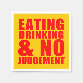 Servilleta De Papel Amabilidad al comer sin servilletas para juzgar