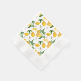 Servilleta De Papel Amalfi Tema Lemon Fiesta Papel Napkin