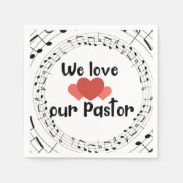 Servilleta De Papel Amamos A Nuestro Pastor