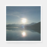 Amanecer por la fotografía del College Fjord Alask