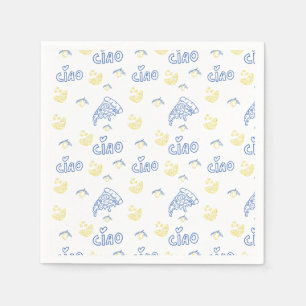 Servilleta De Papel Amante de Italia - Ciao Vibraciones Italianas