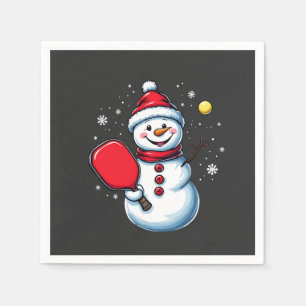 Servilleta De Papel Amante de los Navidades deportivos de bola de niev