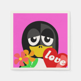 SERVILLETA DE PAPEL AMAR A PENGUIN