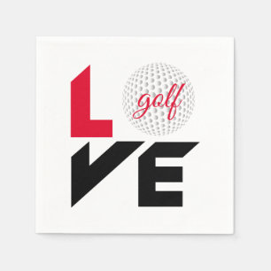 Servilleta De Papel Amar el golf
