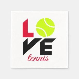 Servilleta De Papel Amar el tenis