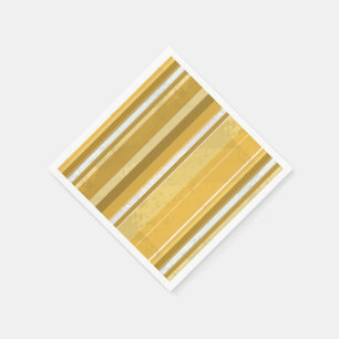 Servilleta De Papel Amarillo de las rayas