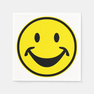 Servilleta De Papel Amarillo divertido + su backg. y ideas