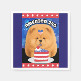 Servilleta De Papel AMÉRICA 250  Chow Rojo