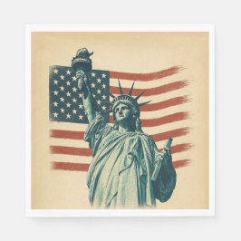 Servilleta De Papel America 250 Years Liberty Patriotic Celebration