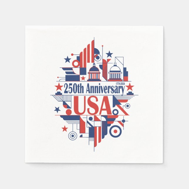 Servilleta De Papel America’s 250th anniversary (Anverso)
