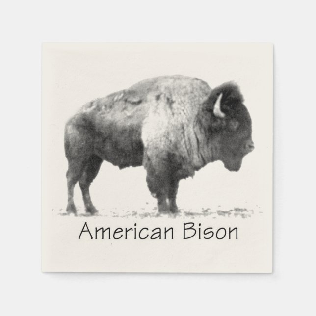 Servilleta De Papel American Bison (Anverso)