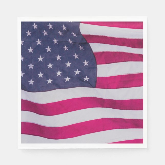 Servilleta De Papel American Flag (Anverso)